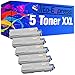 Price comparison product image Platinum Series Toner XXL for Oki C532 C532DN C 532 DN 532DN C542 C542DN C 542 DN 542DN MC563 MC563DN MC 563 DN 563DN MC573 MC573DN MC 573 DN 573DN (2) Set 5x Toner Farbset