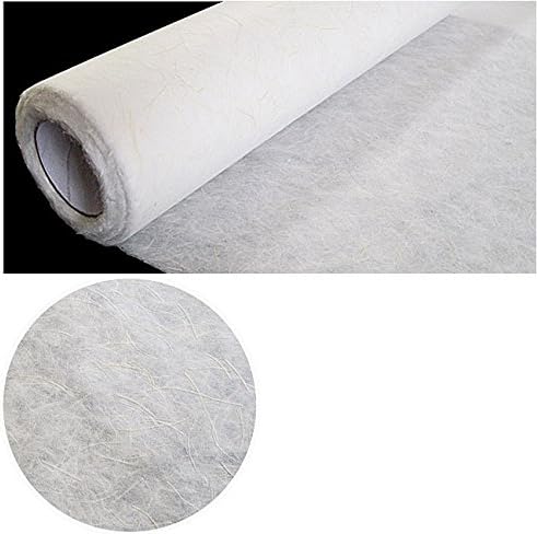 NaRaOn HanJi Korean Traditional Mulberry Paper Hanji Roll Mulberry Tree Fiber Plus Abaca Fiber White 126 x 2000cm