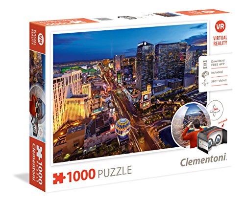 Preisvergleich Produktbild Clementoni 39404 - Puzzle 1000 Virtual Reality - Las Vegas