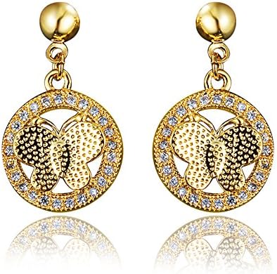 Designed for Love 18ct Earrings for Women,Birthday Gifts for Women Bridesmaid Girl's Presents