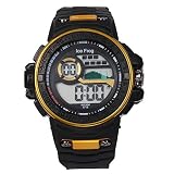 letter54 Fitness Watch Outdoor Uhr Swatch Uhren Damen Herren Uhren Angebote Automatik Fashion Armband Fitness Uhr Rund Multi-Funktions-10M Wasserdichte Uhr Digital Double Action Watch