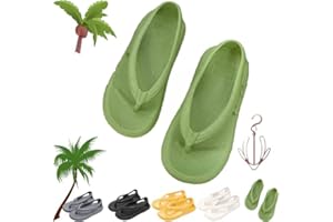 HOPASRISEE Bazuo Sandals, Shobous Summer Beach Non-Slip Flip Flops Unisex Thick Sole Outdoor Comfort Walking Sandals Beach Slippers