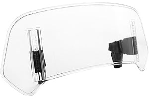 TUXXJZM Extensión de Parabrisas de Motocicleta | de extensión con Clip | Deflector de Viento Ajustable | Extensión de Pantalla de Motocicleta | Deflector de Aire Transparente para
