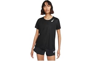NIKE W Nk DF Race Top SS T-Shirt para Mujer