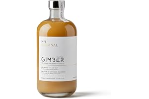 GIMBER gingembre bio 500 ml | LA Boisson sans alcool 100% biologique à base de gingembre, citron & épices | Jus de gingembre délicieux premium