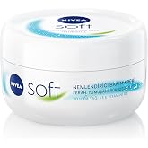 NIVEA Soft Moisturizing Care Cream 100 ml, Hand, Face, Body Cream, 48 Hour Moisturizing, Does Not Contain Jojoba Oil, Vitamin E, Paraben