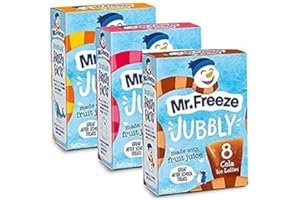 Mr Freeze Ice Jubbly Ice Lollies Pack of 3 (Orange, Strawberry & Cola)