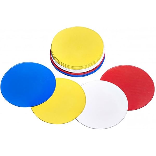 5 Pairs Hand-Shaped Floor Markers - PVC Agility Training Spot Markers For Sports, Classroom & Fitness Drills