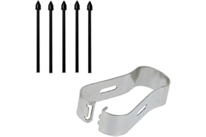 OnlyTech S-Pen Ersatz-Stiftspitzen, kompatibel mit Samsung Galaxy Tab S6, Tab S6 Lite und Tab S7, Schwarz, 5 Stück