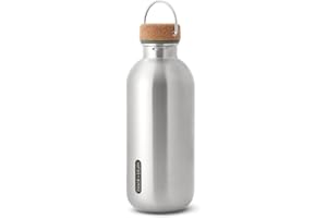 BLACK + BLUM Steel Water Bottle - Stylish Leak Proof Drinking Flask with Carry Loop - BPA Free Drinks Bottle for Everyday Use - Olive, 600ml