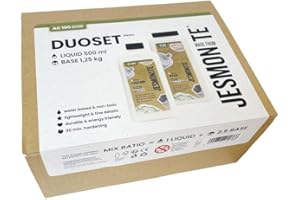 DUTIS Jesmonite AC 100 - Liquido base 500 ml + base polvere 1,25 kg