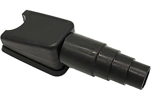 ALEOHALTER Dust Extractor Adapter, Dust Collector Hands Free Woodworking Tool(Black)
