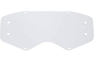 SeeCle Compatibile Per Scott Prospect/Fury SE-415502-HZ lenti roll off fumè compatibile per maschera Scott Prospect/Fury Uomo (Pacco da 1)