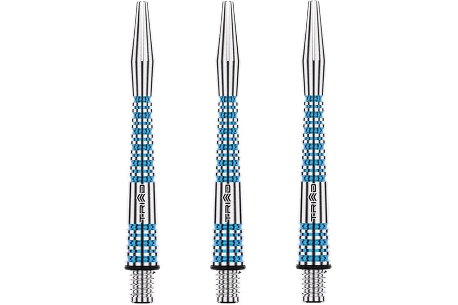 WINMAU Dart Shaft - Triad RX Aluminium Dart Stems - 1 Set per pack (3 darts Shafts in total) - Professional Darts Accessories - Available in Short, Intermediate and Medium