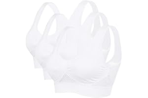 Litthing 1/2/3Pcs Sujetador Deportivo para Mujeres, Cómodos Suave y Bra Deporte sin Costuras Almohadillas Extraíbles, para Yoga Fitness Run Ejercicio