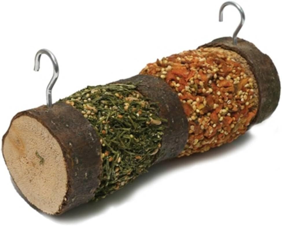 Rosewood Naturals Double Woodroll, Small Animal Treat and Gnaw Toy for Rabbits, Guinea Pigs, Chinchillas, Hamsters, Gerbils, Mice and Rats (Pack of 1)