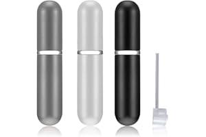LECTNORE Bottiglie per atomizzatore di profumo 5ml Bottiglia di profumo portatile ricaricabile Mini bottiglia di profumo da viaggio Bottiglia di profumo ricaricabile vuota con pipetta per feste di viaggio…