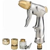 Otomatik Metal Sulama Tabancası Pro Set, Bah&ccedil;e Sulama Seti, Pirin&ccedil; Bağlantı Par&ccedil;aları Dahil
