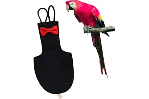 Fågelkläder, Pigeon Byxor,Fluga bomull skyddskläder papegoja blöja - Justerbar fågelblöja flygdräkt, papegoja blöjkläder för