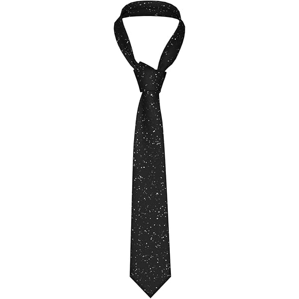black glitter ties