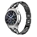 Produktbild Javpoo Zubehör Bänder kompatibel Samsung Gear S3, Crystal Strass Edelstahl Watch Band Gurt Ersatz Armbänder kompatibel Samsung Gear S3 Smartwatch