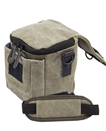 MegaGear   Ultra Light   Camera Case Sac vert pour Canon SX50 HS  Sx510 HS  Sx500  Nikon 1 S1  Nikon 1 J3  Canon PowerShot SX400 IS  Nikon B500  P7800  Nikon L820  L830  Panasonic FZ200  Sony H200  Sony nex-3n  Sony Nex-5R  Sony A5000 with 18-55 Lens  Fuji s8200