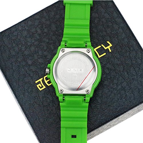 Kinderuhren-JungenKinder-Wasserdicht-Analog-Armbanduhr-fr-Jungs-MdchenGrn-Kinderuhr
