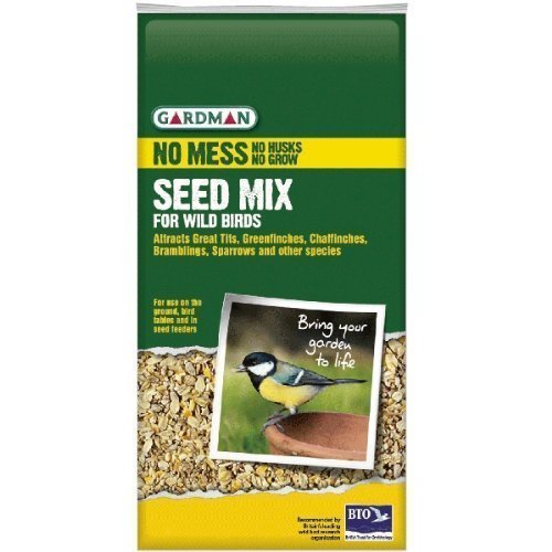 Gardman No Mess Seed Mix 20 Kg Garden Feed Food For Wild Birds New