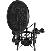 Shock Mount with Lastvoice Sh-101 Pop Filter