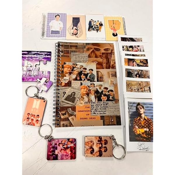 CRAFT MANIACS BTS V WITH YEOJAN STATIONERY COMBO : DIARY, 1 WOODEN