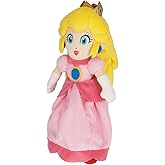 Sanei Super Mario All Star Collection - AC05-10" Princess Peach Small Plush,Pink