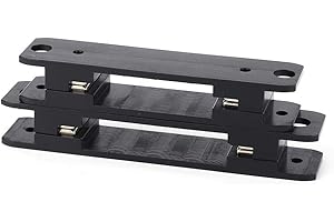 TBEST RC Car Shell Column, 2 Set 1/10 RC Crawler Shell Column Karosseriehalterung Kit Befestigungswinkel mit Schraube für Traxxas TRX4 T4(Schwarz)