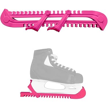 Protezioni Per Lama Pattini Ghiaccio - 1 Paio Regolabile, Materiale PXC, Per Adulti E Bambini, Hockey E Pattinaggio Artistico