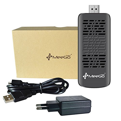 MeeGoPad T05 smart Cooling Fan Version Licensed Windows 10 Mini PC,Intel Atom Baytrail CPU 2GB RAM/32G Storage WIFI 802.11b/g/n Bluetooth 4.0 TV BOX Small Compute Stick -Black - 7