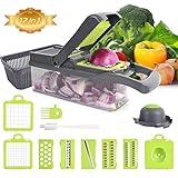 [Groß genug als Behälter] ----- Es kann auch als Behälter mit einer Größe von 23,5 cm × 10,5 cm × 7,5 cm verwendet werden. Darin können alle Einzelteile verstaut werden oder selbst als Salatschüssel verwendet werden.Man überschüssiges geschnittenes Gemüse einfach in der Schneidebos im Kühlschrank aufbewahren kann.Mit dem Gemüseschneide ihre küchenarbeit leicht gemacht.