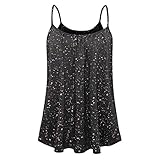 iHENGH Damen T Shirt Bluse Tank Top Damen Camisole Sommer Lose Weste Schwarz Blau Rosa Große Größe Mode 2018
