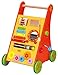Lelin 9 in 1 Children Kids Wooden Activity Learning Cart Push Along Walking Toy