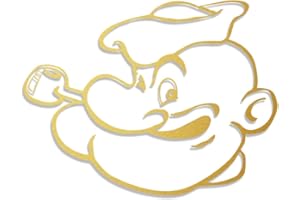 Decus Popeye L 2327 (Oro) // Adesivo OEM JDM Style Vinyl Transfer