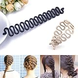 CellDeal Elegant Hair Braiding Tool Roller With Hook Hair Twist Styling Bun Maker