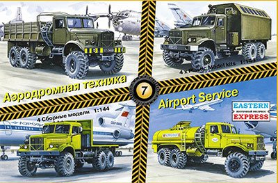 Preisvergleich Produktbild Eastern Express 14606 Modellbauzubehör Airport Service Set #7 (KrAZ Cars)