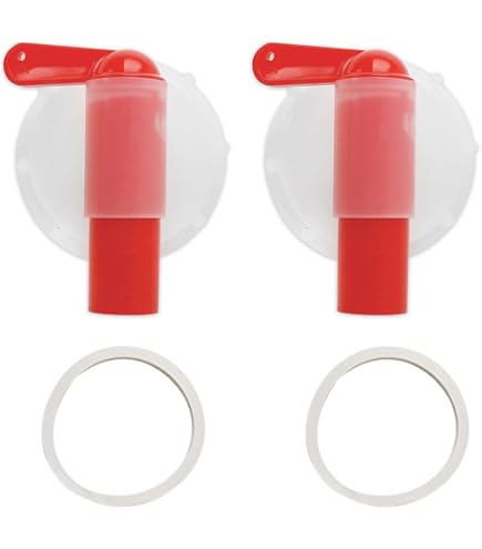 Lot De 4 Robinets De Dosage DIN61MM - Bec Verseur Pour Bidons 15 à 60 Litres - Filetage DIN 61