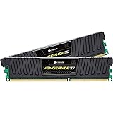 Corsair CML16GX3M2A1600C9 Vengeance Low Profile 16GB (2x8GB) DDR3 1600 Mhz CL 9 XMP Performance Desktop Memory Kit Black