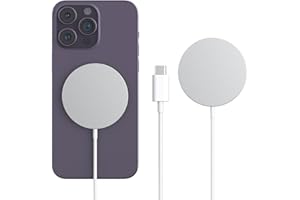 Urbbalume MagSafe Ładowarka, MFi certyfikowany 15W USB C magnetyczny bezprzewodowy kabel ładujący, indukcyjna stacja ładująca kompatybilna z iPhone 15/15 Plus/15 Pro/15 Pro Max/14/14 Plus/13/13 Pro/12