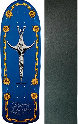 BONES BRIGADE Skateboard Deck GUERRERO DAGGER BLUE 9.6" x 29.13" with GRIPTAPE