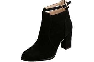 NUSGEAR 2023 Botines Mujer Zapatos Botas de tacón altas Moda Casual Otoño Invierno clásico Comodos Elegante Botas de Nieve Antideslizante caliente Boots cremallera vintage fiesta Zapatos