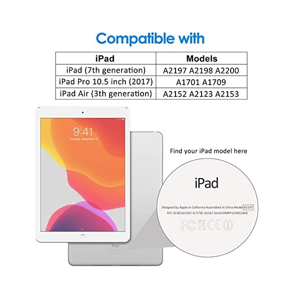 JETech Protector de Pantalla Compatible con iPad 8/7 (10,2 Pulgadas, 2020/2019 Modelo), iPad Air 3 (10,5 Pulgadas, 2019… - Image 3
