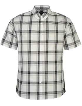 Firetrap Uomo Sudbury Manica Corta Camicia A Quadretti Leggera Chiusura Bottoni