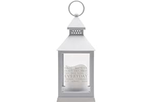 Widdop and Co Grey Graveside Memorial Battery Operated LED Lantern - Those We Love