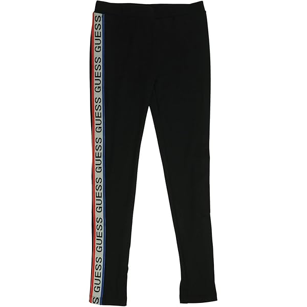 LEGGINGS GUESS PER BAMBINE E RAGAZZE - COTONE ELASTAN, LOGO GLITTER, VITA BASSALeggings Guess Per Bambine - Cotone, Logo Glitter, Vita Bassa, Made In Italy - Foto 6