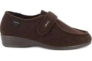 MADE IN SPAIN DOCTOR CUTILLAS 771 Extra Anchas Velcro SEÑORA Zapatillas Marino